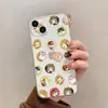 Coleção Série Gato Laranja Toast Edição Celebridade Capa para Celular Apple 16E Capa Protetora para iPhone 17 Pro Max