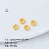 Contas Espaçadoras Dourado Areia Preservador de Cor Coração Cubo de Açúcar Roda Espaçadora Pulseira Colar DIY Acessórios de Contas Materiais Atacado