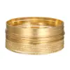Set de Pulseras de Metal de Cara Ancha Exageradas Distintivas para Mujer Estilo Bohemio Pulsera Dorada Pulidora Set de 14 Piezas
