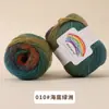 Fio de Lã Tingido em Seção Fio de Lã Arco-Íris Fio Fino Fantasia Fio para Xale Chapéu Lenço Tricô à Mão Espessura Média