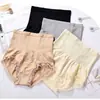 Pantaletas de Encaje de Cintura Alta para Mujer, que Moldean el Vientre y Levantan los Glúteos, Sin Costuras, Transpirables, Moldeadores del Cuerpo, Cómodos, Estilo de Color Sólido