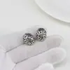 Accesorios de ropa DIY con cuentas, cuentas planas huecas de aleación, cuentas sueltas de bola de flor, accesorios de cuentas espaciadoras para collares DIY hechos a mano