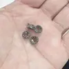 1 Novo Pingente de Contas Espaçadoras de Liga Estilo Vintage Cor Grafite para Pulseira Colar DIY Acessórios de Joias Venda por Atacado