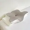 Almohada de Memoria Rebotadora Lenta Forma de Mariposa Transpirable Protección del Cuello Almohada Cuerno de Vaca Almohada para Dormir Columna Cervical