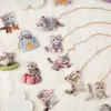 Pacote de Adesivos Yiniaoetori - Série Amigos Fofinhos - Adesivos Temáticos de Animais para Decoração de Diário DIY, 15 folhas incluídas