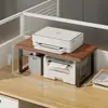 Soporte para impresora, estante para escritorio de oficina, estante organizador de archivos para escritorio en casa, soporte pequeño para copiadora de escritorio