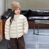 Familiar, Estilo Padre-Hijo Trazable Chaqueta de Plumas con Cuello Alto, Impermeable Resistente para Niños Nuevo Estándar Nacional 90% Plumas de Pato Blanco Abrigo, Moderno