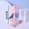 Luz noturna faça você mesmo para dormitório mini cabeceira loja artesanal faça você mesmo pequena luminária de mesa cola creme faça você mesmo renda luz noturna cola creme