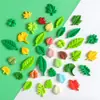 Acessórios Pequenos de Resina com Tema de Animais de Desenho Animado para Comida e Brinquedos para DIY com Cola de Chantilly para Capinhas de Celular, Presilhas de Cabelo e Ímãs de Geladeira