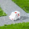 Paisaje en miniatura serie creativa de policía de tráfico de coches y motocicletas, accesorios de decoración DIY para casa de muñecas, pequeños adornos de escritorio y para coche