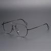 Montura de Titanio Ultraligera Montura de Gafas para Miopía para Hombre Doble Puente Alta Definición Anti Luz Azul Moda Plana Shenzhen Ip Montura Venta al por Mayor 016
