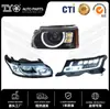 Adecuado para luces traseras de Land Rover Range Rover Sport Modelos 14-18, Luces traseras LED, Luces de freno de modelo de coche original de antiguo a nuevo, Intermitentes secuenciales