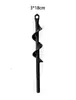 01 Furadeira manual pequena com cabo curto, ideal para cavar buracos, plantar flores e árvores e afofar a terra