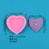 Múltiples Tipos de Moldes de Silicona Líquida con Forma de Corazón para Pasteles de Fondant DIY, Herramientas para Hornear Chocolate y Moldes de Silicona con Forma de Corazón para Hornear