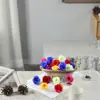 Atacado de Cabeças de Flores de Rosa Artificiais, Acessórios Semi-Acabados para Arranjos de Flores, Flores Artificiais Multiuso para Decoração de Cenários