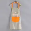 Delantal impermeable moda hogar cocina cocina antiadherente a prueba de aceite para secarse las manos engrosado ropa de trabajo regalo hombres y mujeres cintura