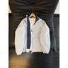 Chaqueta de Bloques de Color con Cuello Alto para Hombre 2026, Chaqueta Casual Suelta de Moda a la Moda para Hombre