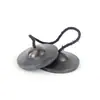 Campana de bronce hecha a mano nepalí, carillón, platillo de cobre, campana de yoga para terapia de sonido con sonido claro y nítido