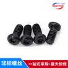 Tornillos para Máquina de Acero Inoxidable 304 con Recubrimiento de Zinc Negro M2M3M4M5M6 Cabeza Phillips Cabeza Redonda Pequeña Cabeza Plana Pequeña Cabeza Cilíndrica Pequeña