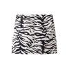Verão 2025 Novo Europeu e Americano Transfronteiriço Moda de Rua Feminina Estampa Animal Top + Conjunto de Saia Curta W091 2725