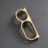 Joyería para Manos de Venta Caliente Transfronteriza Europea y Americana Bestseller de Amazon Anillo Punk de Doble Dedo Anillo de Personalidad para Hombres Accesorios de Moda