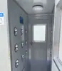 Cabina de Ducha de Aire de Acero Inoxidable para una Persona, un Flujo Doble Persona, Doble Flujo Máquina de Ducha de Aire para una Persona, Doble Flujo Sala de Ducha de Aire Uso de Fábrica Placa de Acero de Color