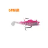 Novo transfronteiriço novo 9cm14g anzol duplo boca grande peixe chumbo isca macia isca artificial isca pesca em mar isca de reboque
