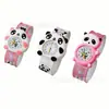 2026 Suministro de Relojes Infantiles de Dibujos Animados para Estudiantes de Preescolar, Pulseras de Slap de Panda de Anime, Nuevos Relojes de Pulsera Electrónicos para Niños y Niñas