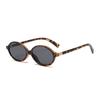 Óculos de Sol Jamie 9432 Estilo Zhang Yuanying Armação Pequena Oval Estilo Coreano Retrô Lentes Lisas Anti-Luz Azul Podem Ser Personalizados para Miopia