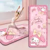 Alfombra de Piso de Barro Diatómico Antideslizante y Absorbente de Agua para el Hogar con Dibujos Lindos de Sanrio, Resistente a Manchas, al Desgaste y Fácil de Mantener