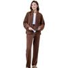 Pijamas para Mujer Invierno Terciopelo Coral Terciopelo Grueso Otoño e Invierno 2024 Nuevo Franela Se Puede Usar Fuera Ropa para el Hogar en Invierno
