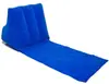 Suministro al por mayor Cojín Almohada Triangular Inflable de PVC Azul Claro Beige Juguete Flocado de PVC para Niños Accesorios de Actividad