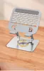 Soporte Metálico Giratorio para Tableta, Soporte para Laptop, Soporte de Escritorio Ajustable para Transmisión en Vivo y Ver Videos
