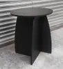 Soporte de pata de mesa redonda patas de mesa de madera maciza mesa de comedor base de mármol travertino pata de mesa cilíndrica irregular cono chino