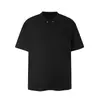 Ropa para Hombre Beijie 2026 Verano Nueva Camiseta Casual de Manga Corta con Remaches en Forma de V para Hombre, Holgada, de Media Manga