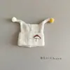 Chapéu Infantil de Tentáculo Fofo Chapéu de Tricô Outono e Inverno para Meninos e Meninas Proteção Auricular de Inverno para Bebê Chapéu de Lã Espesso para Exterior