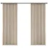 Cortinas de Chenilla Doble Cara, Opacas, Estilo Minimalista Moderno para Sala de Estar y Dormitorio, Estilo Crema, Cortinas Terminadas Keqiao