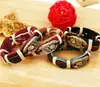 Joyería punk pata de oso de arcilla pulsera de cuero multicolor mixto fábrica directa pulsera de cuero joyería de cuero