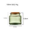 Tazas para Velas Aromáticas al por Mayor, Portavelas con Tapón de Madera, Frascos de Vidrio, Portavelas Aromáticas Sencillos, Botellas de Vidrio con Boca de Seda