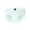 Roupa íntima feminina sem costura de seda gelada com bolinhas, fofa e divertida, 10A, forro antibacteriano na virilha, cintura média, elástica, cobre o quadril, cor nude