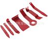 Kit de Chaves de Fenda e Ferramentas para Desmontagem de Painel de Instrumentos de Áudio de Carro, Painel da Porta, Janela, Rádio 8 Peças Vermelho