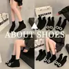 Otoño e Invierno Estilo Pequeño Aroma Adelgazantes Espalda Elástica Negro Más Terciopelo Botines Skinny Cremallera Nueva Botines de Tobillo Mujer 2026 Hebilla Cuadrada con Pedrería
