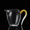 Jarra de Vidrio Transparente Grande para Té para Uso Doméstico, Hecha de Vidrio de Borosilicato Alto, Jarra para Compartir Té al por Mayor con Pico para Entretener Invitados