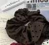 Satin Francés Ola de Amor Punto Bucle para el Pelo Intestino Grueso Cuerda para el Pelo Cuerda para el Pelo de Alto Nivel para Mujer Accesorios para el Cabello