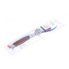 Plaina de pé de madeira com cabo colorido, plaina de aço inoxidável para remover calos de pele morta, ferramentas para cuidados com os pés e pedicure