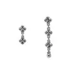 Pendientes de Cruz para Mujer, Estilo Europeo y Americano de Moda, Pendientes de Borla Asimétricos, Mismo Estilo que Qian Kun, Opciones Largas y Cortas