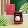 Caja de Regalo Taza Caliente Taza de Temperatura Constante de 55 Grados con Tapa y Cuchara Taza para Café y Agua Posavasos Calefactor de Cerámica Regalo de Negocios