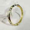 Joias Yongge Pulseira Transfronteiriça Esmalte Cloisonné Borda Dourada Gotejamento de Óleo Pulseira Fina Estilo Étnico Versátil Floral Esmalte Joia de Mão