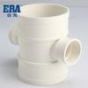 AD accesorios de tubería de alcantarillado de PVC blanco diámetro igual aguas abajo cuatro vías cuatro vías de diferente diámetro accesorios de tubería de drenaje de PVC cuatro vías planas