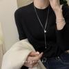 Collar de perlas para mujer 2023 nuevo popular largo cadena para suéter de otoño e invierno elegante accesorios de alta gama de alta calidad cadena para clavícula